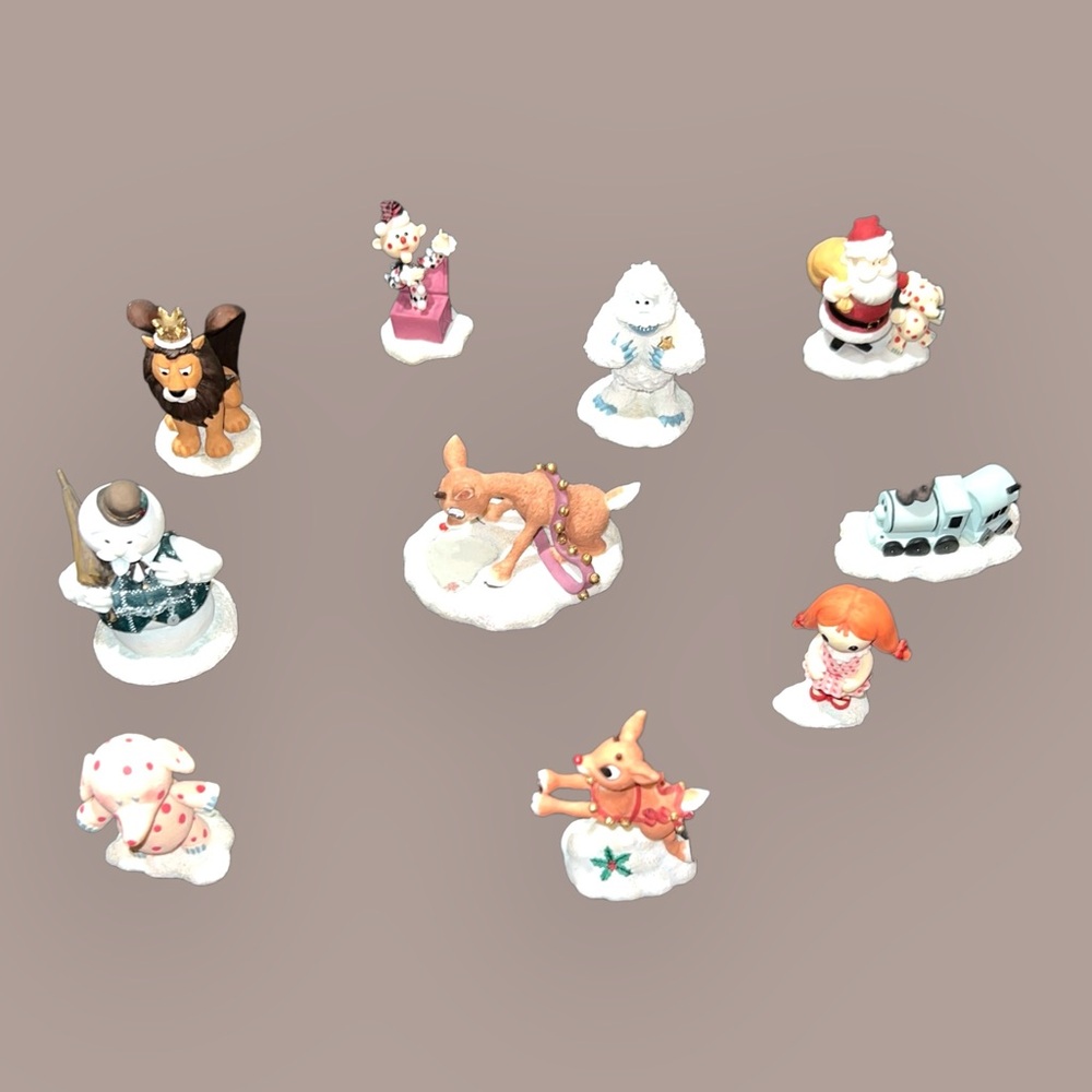 Vintage Enesco Rudolph & The Island of Misfit Toys Lot